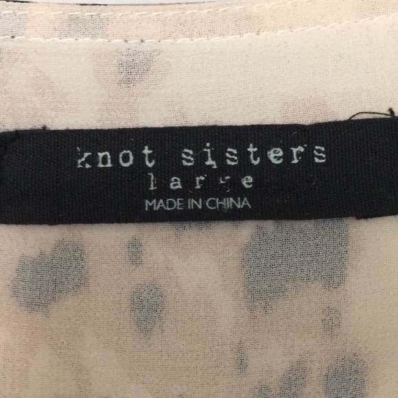 MOVING SALE! Knot Sisters high-low with slit wrap dress - Picture 3 of 5